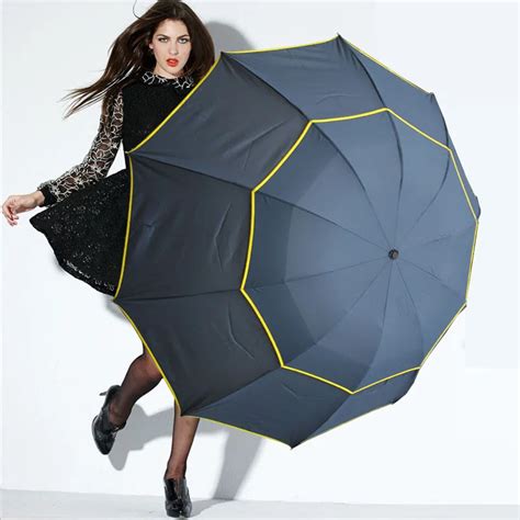130cm Big Umbrella Rain Women Men Parasol Windproof Large Paraguas Men