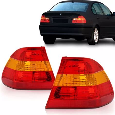 Lanterna Traseira Bmw 01 02 03 04 05 Bicolor Canto