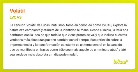 Volátil Significado