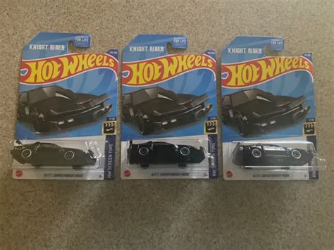 HOT WHEELS KNIGHT Rider K I T T Super Pursuit Mode HW Screen Time Lot Of Three 4 31 PicClick UK