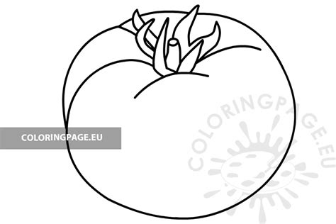 Tomato Vegetable Printable Coloring Page