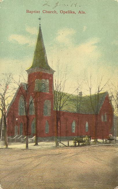 Opelika First Baptist Church Florida Baptist Historical Society