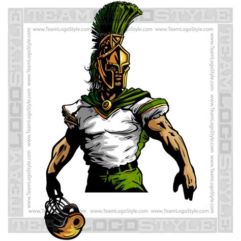 Trojan Football Clipart - Vector Clipart Trojan