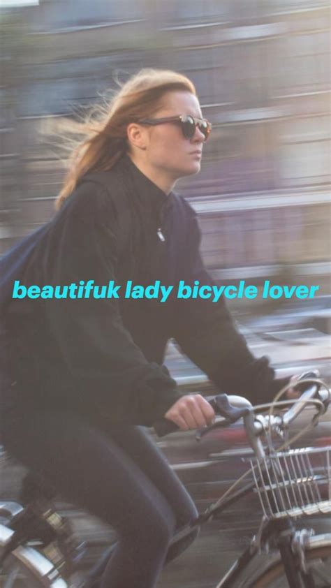 Beautifuk Lady Bicycle Lover Bicycle Women Bicycle Lover Lady
