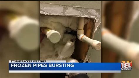 Frozen Pipes Bursting Youtube