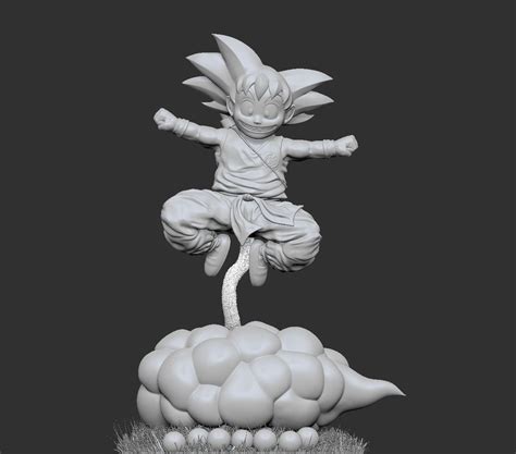 Son Goku Zbrush Dragon Ball 3d Figure 3d Model 3d Model 20 Ztl Free3d