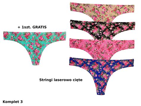 Majtki STRINGI 4 Pack R L Bikini Jak Calvin CK 7134896575 Oficjalne Archiwum Allegro