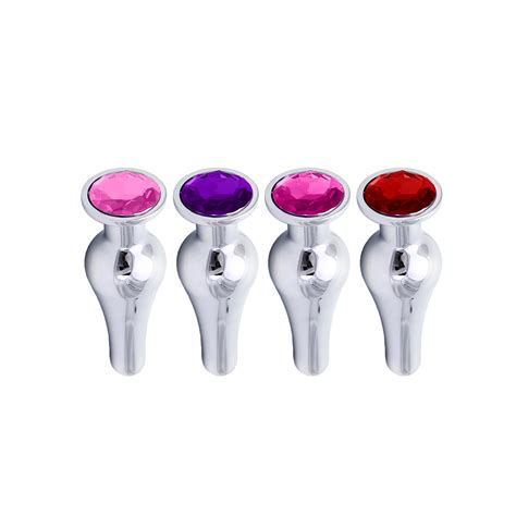 RY049 Plug Anal De Metal Pontudo Tamanho P Libb Sex Toys Importadora Atacado Sex Shop