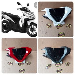 Jual Batok Kepala Depan Vario All New Led Merah Hitam Doff