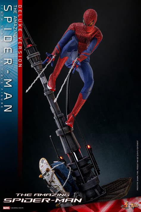 Hot Toys The Amazing Spider Man Andrew Garfield 1 6 Scale Deluxe Edition Collectible Figure