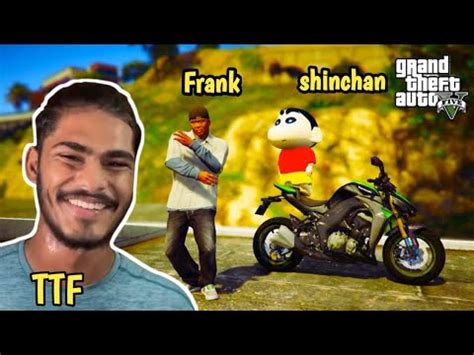 Gta5 Tamil Franklin And Shinchan Stealing TTF Vasan Super Bike In