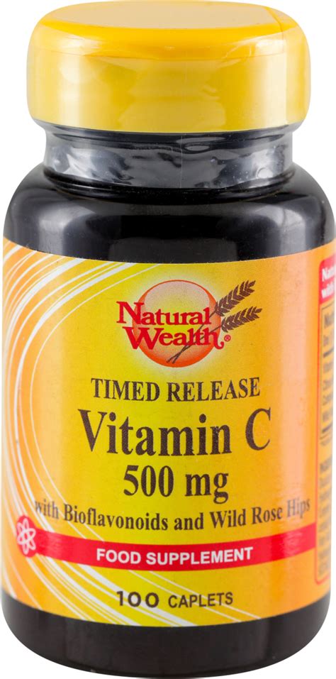 Natural Wealth Vitamin C 500 mg s vremenskim otpuštanjem 100 kom dm hr