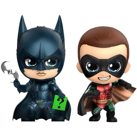 Hot Toys Dc Comics Batman Forever Cosbaby Mini Figures Pack Dc Comics Batman Robin Cm