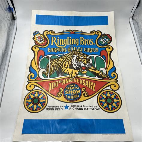 Ringling Bros And Barnum And Bailey Circus Poster 100th Anniversary