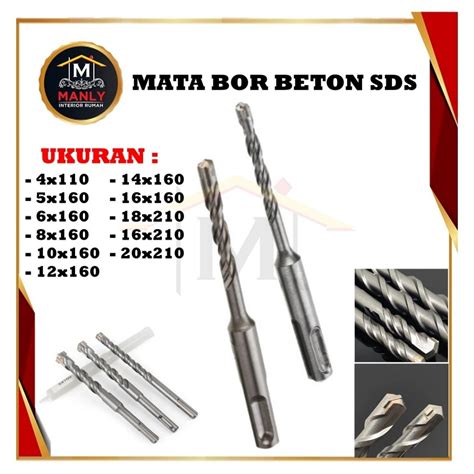 jual mata bor beton mata bor bobok tembok besi sds mm mm mm mm mm