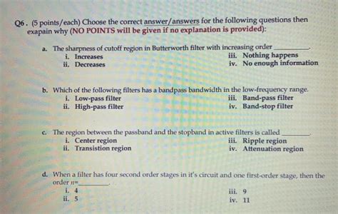 solved   pointseach choose  correct answeranswers cheggcom