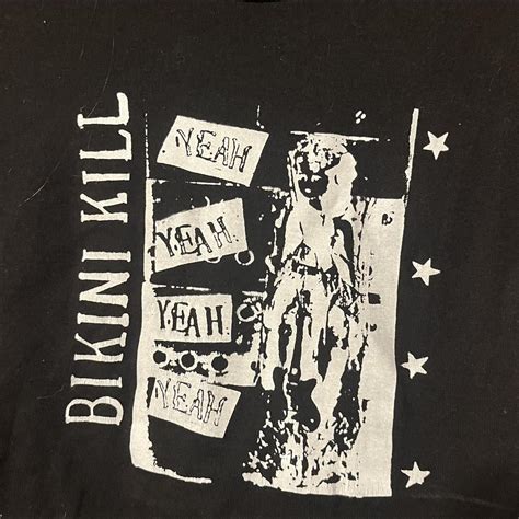 Bikini Kill Baby Tee From Lizzy Btq Dm For Any Depop