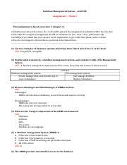 Assignment 1 Wk 1 Docx Database Management System Cs422 DE