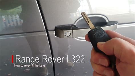 Range Rover Key Sync Procedure L Mkiii Youtube