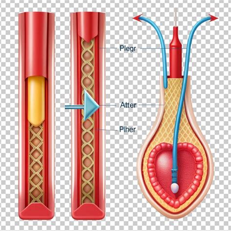 Diagram Showing Angioplasty For Peripheral Artery Disease On