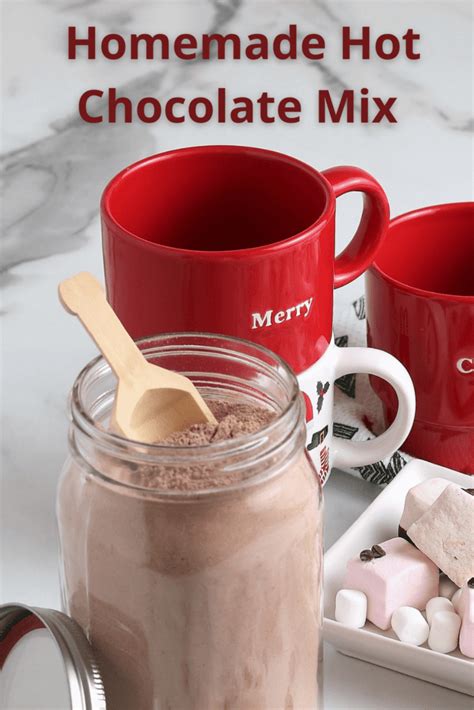 Homemade Hot Chocolate Mix Recipe Easy DIY Gift Idea