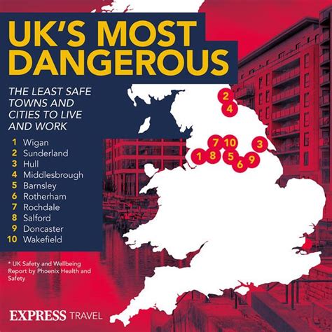 The 10 Most Dangerous Places To Live In England Mapped Is Your Area