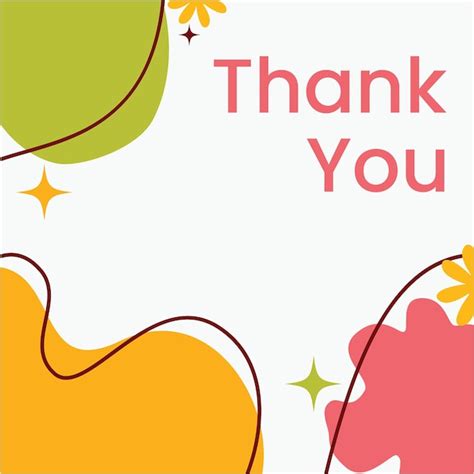 Premium Vector Thank You Social Media Post Background Banner Weding