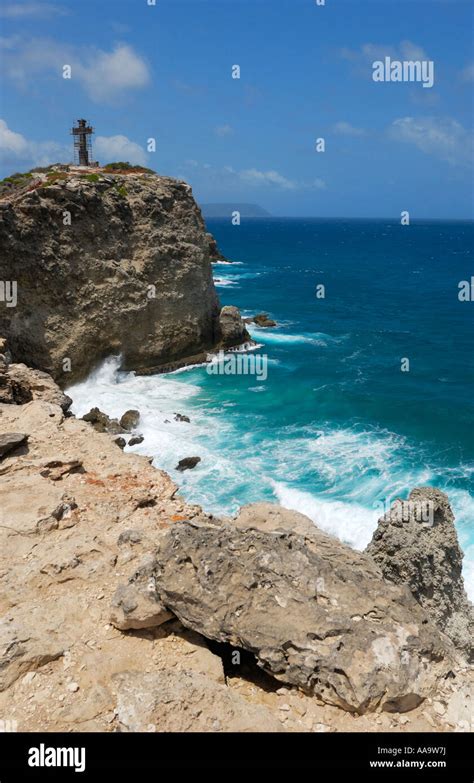 guadeloupe pointe des chateaux stock photo alamy