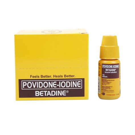 betadine  antiseptic wound solution ml   shopee philippines