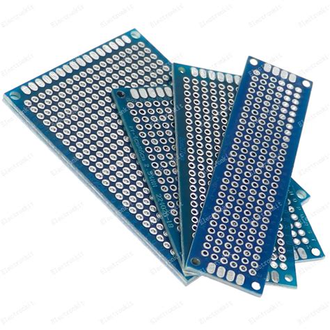 Pcs Lot Pcb Prototype Board Circuit Protoboard Universal Stripboard