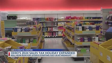 Ohio’s 2024 sales tax holiday expanded to 10 days