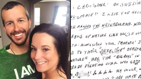 Chris Watts has sent racy love letters from prison after murdering