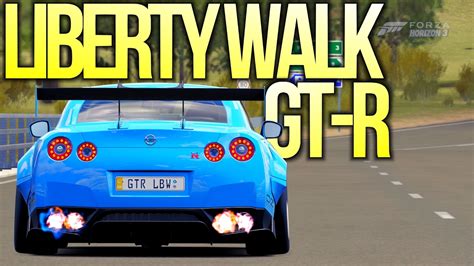 Forza Horizon 3 Nissan Gt R Liberty Walk Youtube