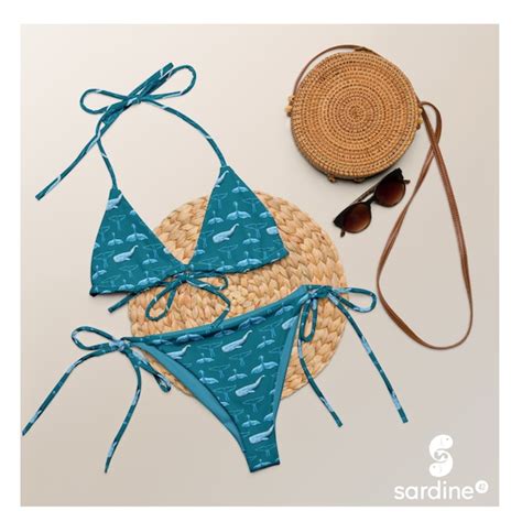 String Bikini Etsy