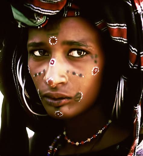 Fascinating Humanity Wodaabe Woman Of Niger