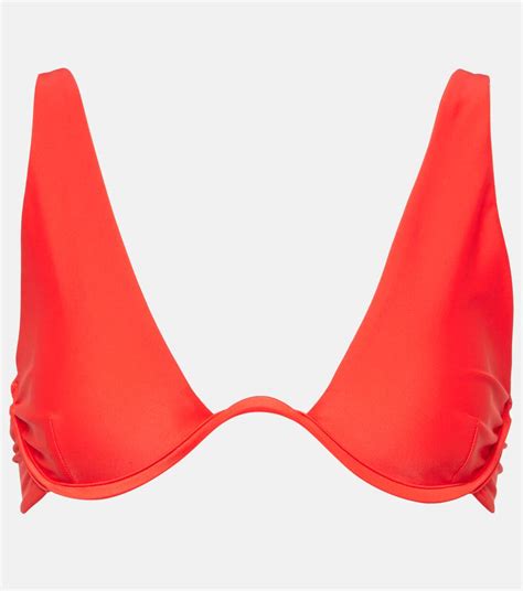 Paloma Bikini Top In Red Jade Swim Mytheresa