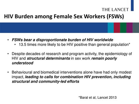 Ppt Hiv Burden Among Female Sex Workers Fsws Powerpoint Presentation Id
