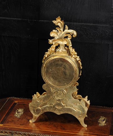 Antique French Rococo Boudoir Clock By Vincenti At 1stdibs Rococo Clock