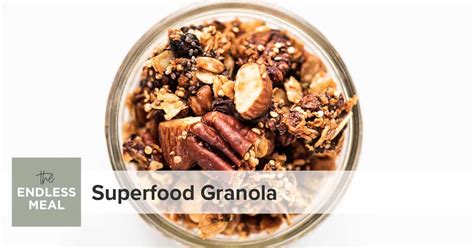 Chocolate Nut Superfood Granola The Endless Meal®