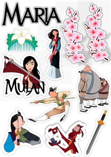 Topo De Bolo Mulan Mulan Aniversario Topo De Bolo