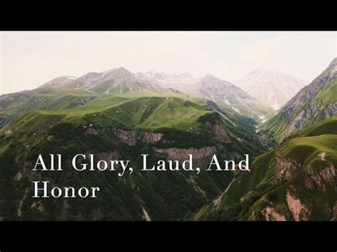 230 SDA Hymn - All Glory, Laud, And Honor (Singing w/ Lyrics) Chords ...