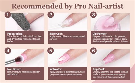 Amazon Modelones 11 Pcs Dip Powder Nail Kit Starter 4 Colors Nude Brown Dipping Powder