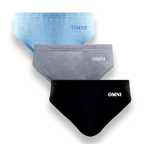 OMNI By SO EN Men S 3in1 Eros Collection Cotton Bikini Inside Briefs Shopee Philippines