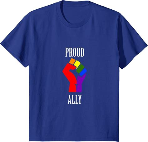 Amazon Gay Pride Proud Ally Lgbt T Shirt Clothing