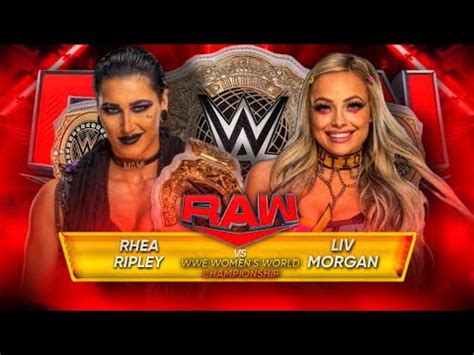 W2K23 PSP RHEA RIPLEY VS LIV MORGAN WWE WOMEN S CHAMPIONSHIP