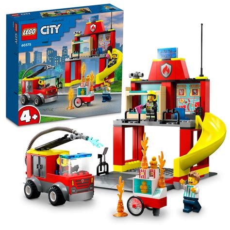 Buy LEGO City - Fire Station & Fire Truck at Mighty Ape NZ