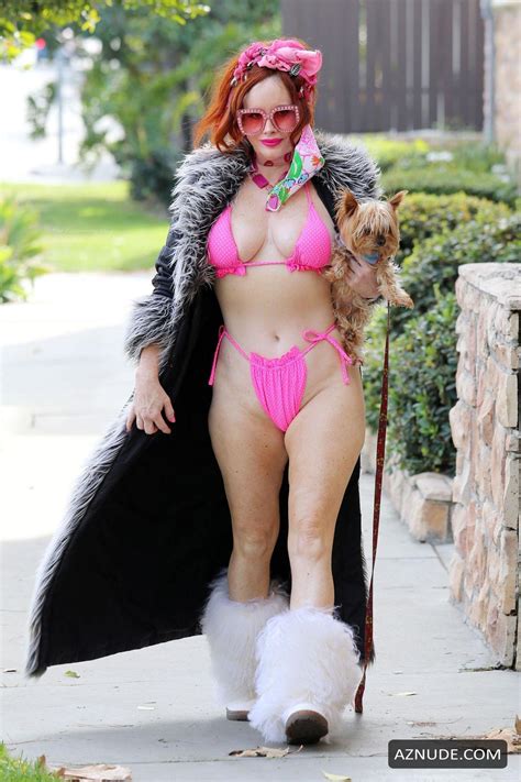 Phoebe Price Sexy Shows Off Her Curves In A Pink Bikini In Los Angeles Aznude