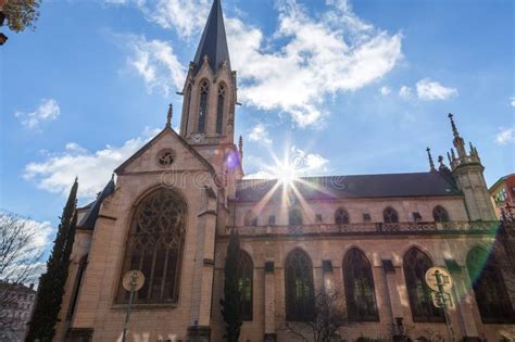 St George Church And Buildings Around The River Saone The Old Town Of