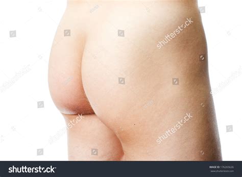Nude Male Buttocks On White Background Stock Photo 176265626 Shutterstock