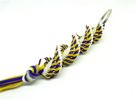 6 String Plastic Lace Keychain Etsy